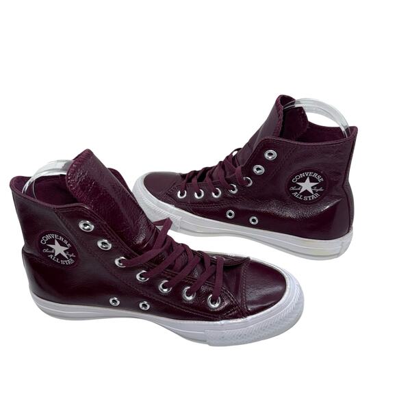 Converse Chuck Taylor All Star Crinkled Leather High Top Sneaker 557939C size 6 - Picture 3 of 9